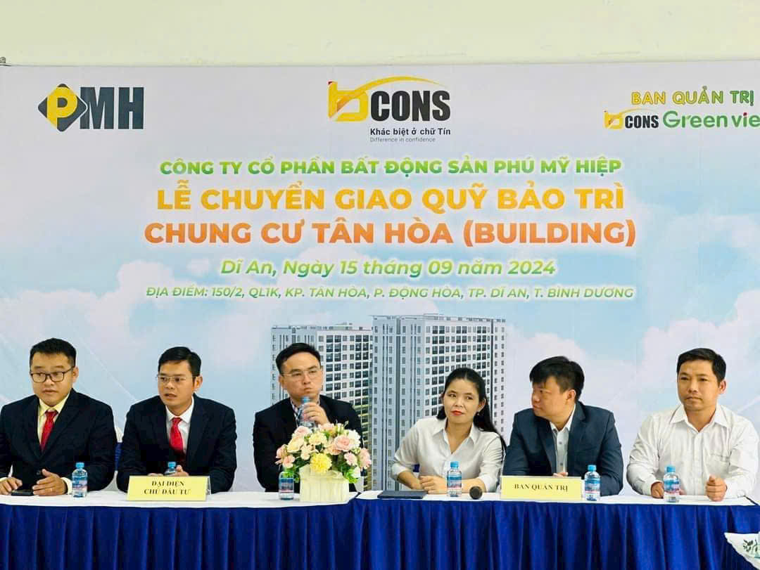 Hình Ảnh Bàn Giao Quỹ Bảo Trì Cho Cư Dân Căn Hộ Bcons Green View (15-09-2024)