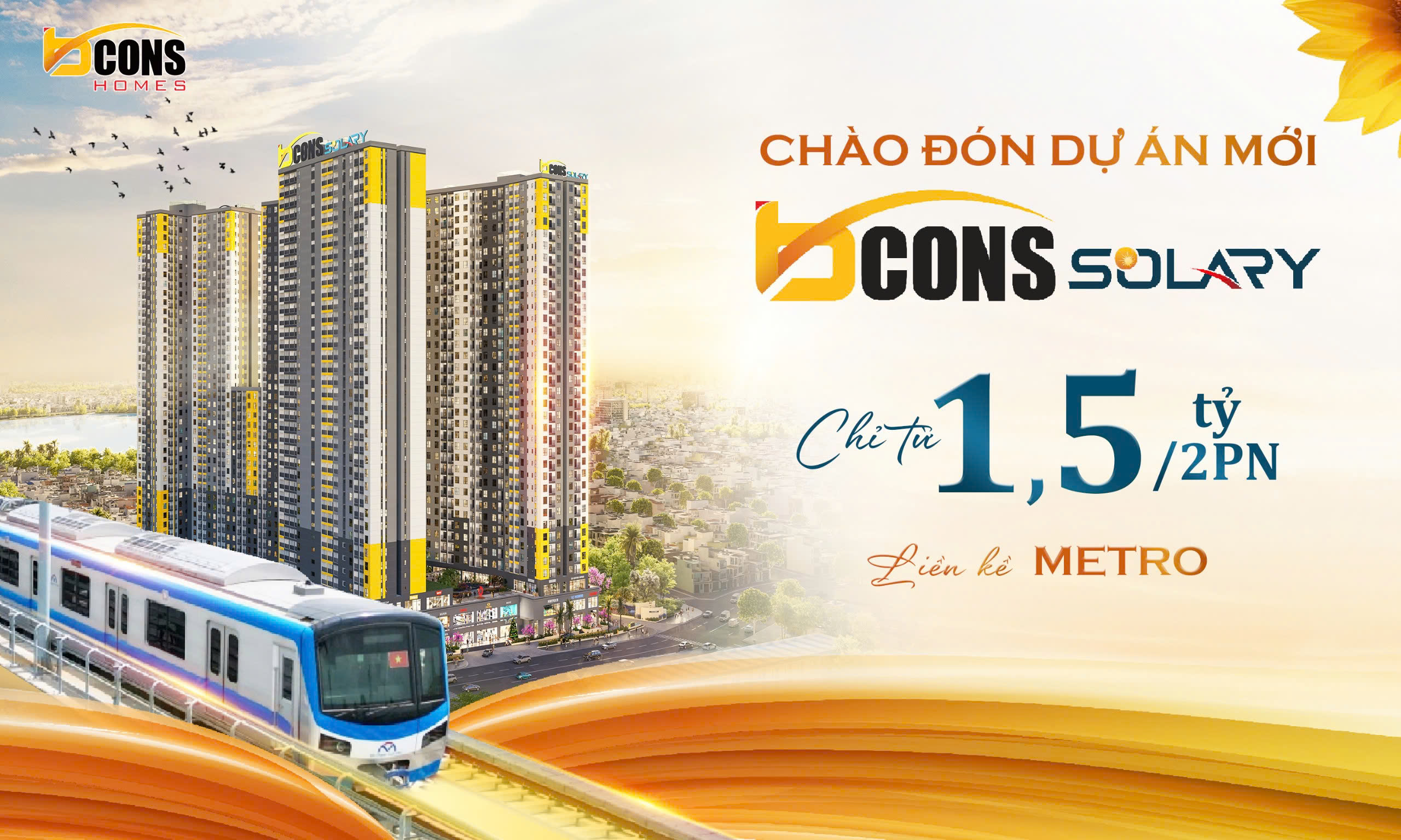 Vị trí dự án Bcons Solary tại Dĩ An, Bình Dương
