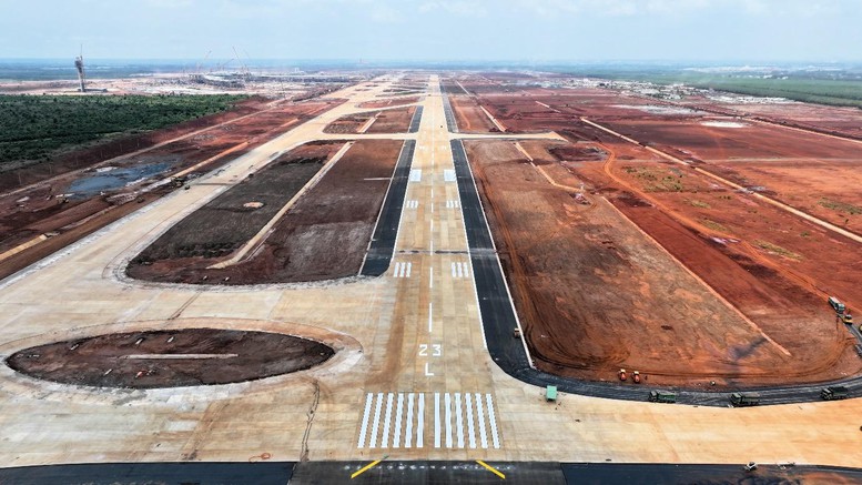 Toàn cảnh đại công trường tiến độ sân bay Long Thành