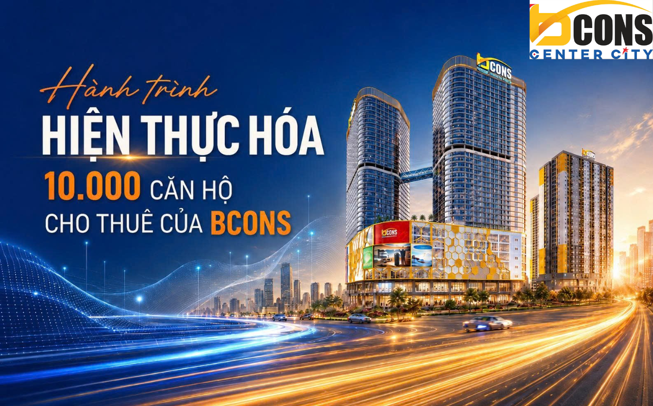 hành trình hiện thực hóa 10.000 căn hộ cho thuê Bcons