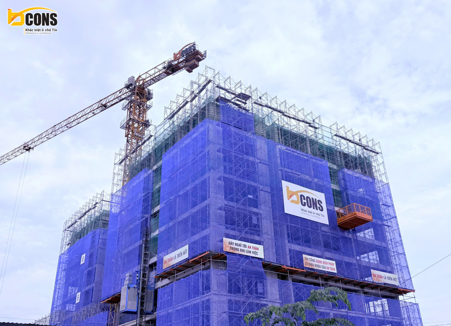 Hình ảnh tiến độ Bcons Asahi tháng 6/2026