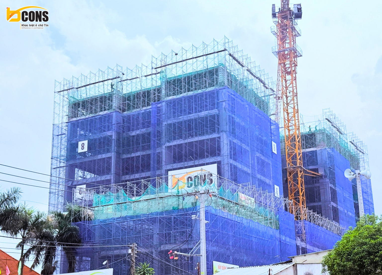 Hình ảnh tiến độ Bcons Asahi tháng 6/2026