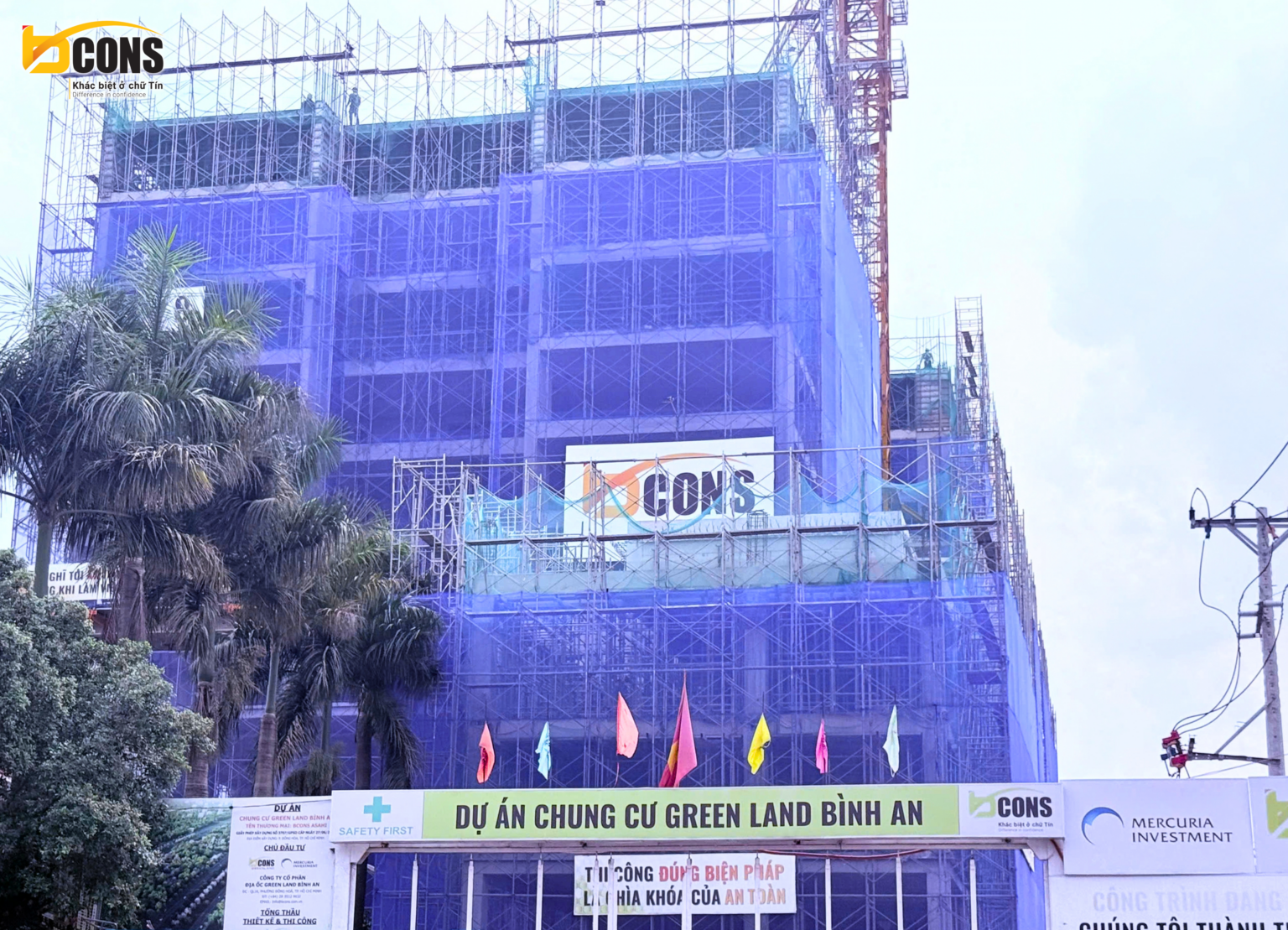 Hình ảnh tiến độ Bcons Asahi tháng 6/2026