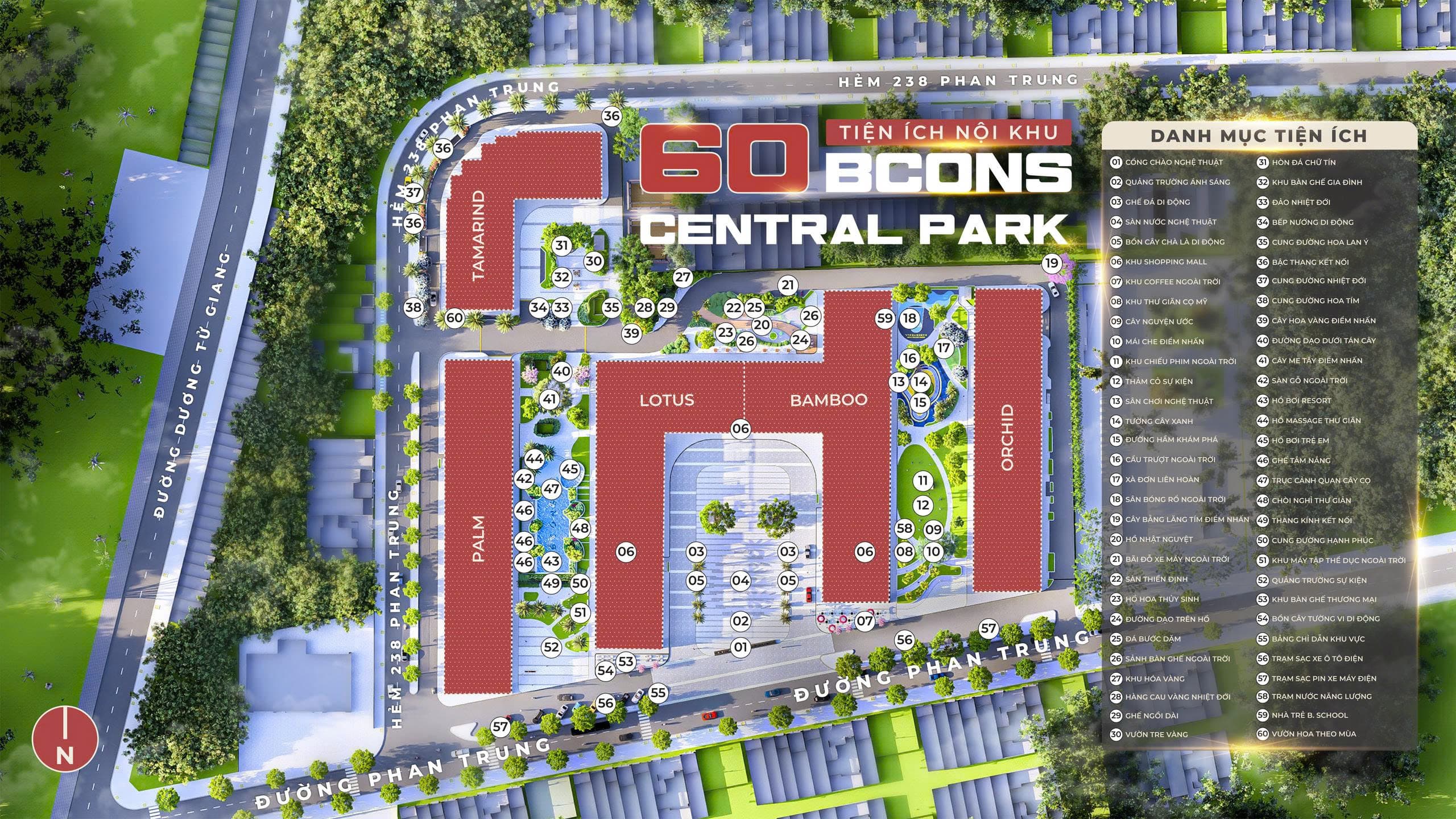Tiện ích Bcons Central Park